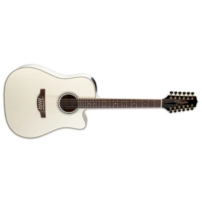 Takamine GD37CE 12 PW - Pearl White Acoustic Guitar NEW GD 37 CE 12 string - Image 1 of 4