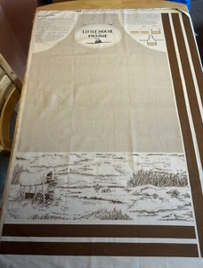little House On The Prairie Fabric Panel- Sew Your Own Apron By Andover fabrics - Picture 1 of 5