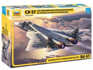 Zvezda 7319 Russian Fifth-Generation Fighter SU-57 Scale Model 1:72 NEW BOX - Picture 1 of 6