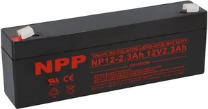 NPP Batería Plomo AGM NP12-2.3 12V 2.3Ah Batería AGM Plomo Batería 2.1Ah 2.2Ah Alarma - Imagen 1 de 8