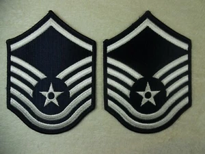 50 Lot USAF Master Sergeant Insignia Patch Pair 4" Large MilitaryPatchA9A - Picture 1 of 3