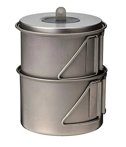 Snow Peak SCS-004TR Titanium Mini Solo Cookset NEW from  w/Tracking - Image 1 of 1