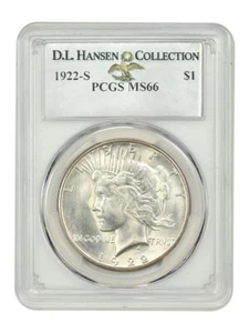 1922-S $1 PCGS MS66 - Picture 1 of 4