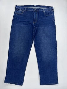 Lands' End Men's Size:48x32 Traditional Stretch 5 Pocket Denim Jeans MEDIUM WASH - Picture 1 of 10