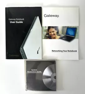 Gateway Notebook Lot - User Guide, Networking & System Restoration Sealed Disk - Picture 1 of 9