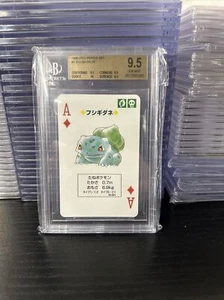 Juego de cartas de Pokémon rojo Bulbasaur Ace 1996. Beckett BGS 9,5 GEMA COMO NUEVA. - Imagen 1 de 2