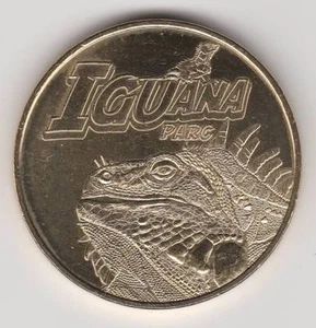 A 2010 TOKEN MEDAILLE MONNAIE DE PARIS -- 24 260 N°6 IGUANA PARC WILDLIFE IGUANE - Picture 1 of 2