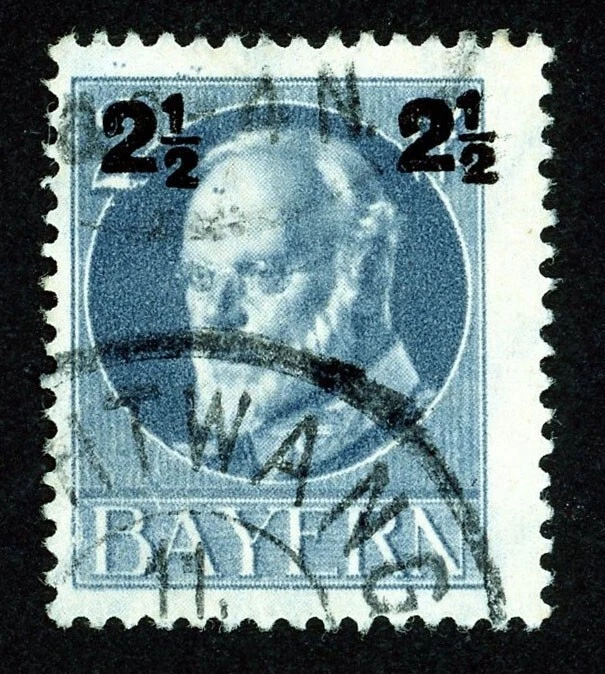 Stamp Bavaria, Scott # 115 used - Image 1 of 1