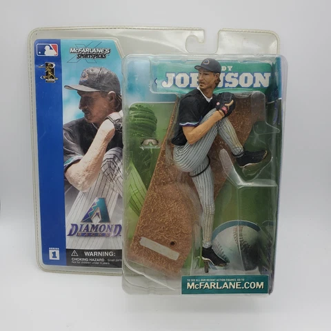 McFarlane Sports Picks Randy Johnson Arizona Diamondbacks Figure 2002 New NIP Cover