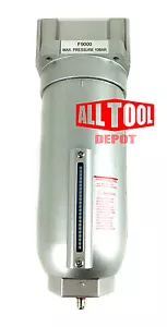 3/4" High Flow Particulate filter moisture compresed air compressor Manual Drain - Picture 1 of 5