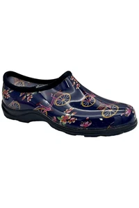 Sloggers Waterproof Spring Fun Garden Shoes Bikes n' Buds - Picture 1 of 3