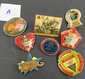 40 And 8 Commemorative Pin Lot Boxcar, Carville Nurses Assoc (A) - Picture 1 of 13