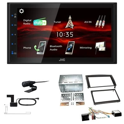 JVC KW-M180DBT 2DIN DAB+ Autoradio für Skoda Fabia I 2004-2007 Canbus - Bild 1 von 4