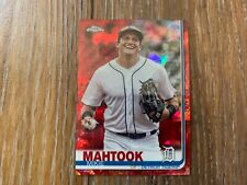Mikie Mahtook 2019 Topps Chrome Sapphire Red Refractor Parallel #'d 5/5 WOW SSP