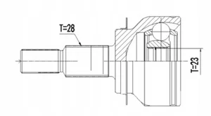 KUPPLUNG AUSSENSEITE FÜR MAZDA CX-3 - Bild 1 von 1