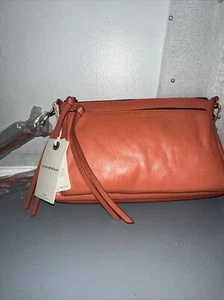 Bolso Bandolera Bolso de Mano Lucky Brand Cuero Chili Nuevo - Imagen 1 de 5