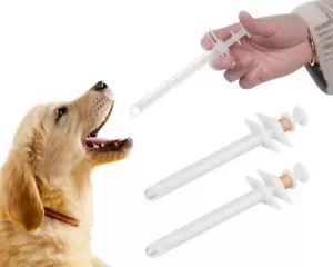 Pet Piller 2 Pieces Plastic Pet Pill Poppers Handy Durable Pet Pill Dispenser... - Picture 1 of 9