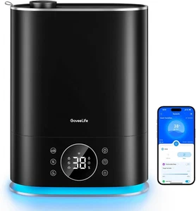 Smart Humidifiers for Bedroom, Cool&Warm Mist 7L Humidifier for Large Room, Auto - Picture 1 of 7