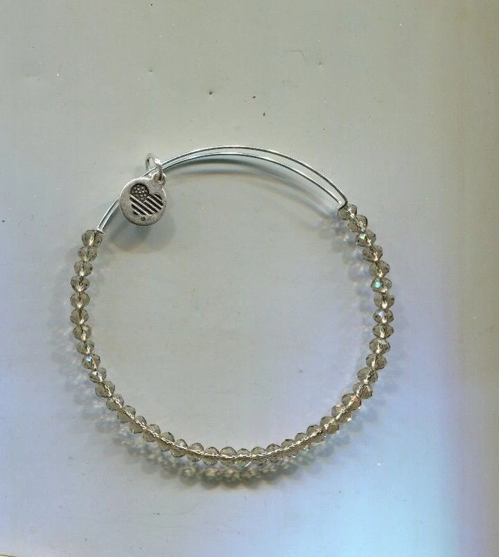 ALEX & ANI Pulsera Cristal Corte Chocolate Plata Foto 1 de 1