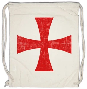 TEMPLAR CROSS I Turnbeutel Templi Ordo Red Knights Knight - Picture 1 of 1