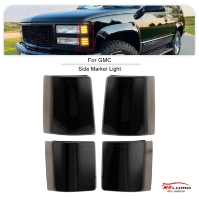 4x Luz dinámica LED ámbar para camioneta GMC K1500/K2500 1994-1999 Foto 1 de 4