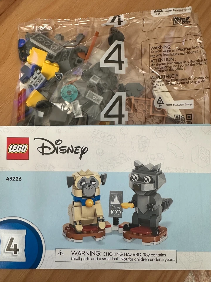 LEGO Disney Duos Meeko y Percy Set bolsa sellada e instrucciones Foto 1 de 1