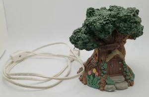 Lighted "Tree House" - Happy Easter - About 6" Tall - Preowned - LIGHTS UP - Picture 1 of 12
