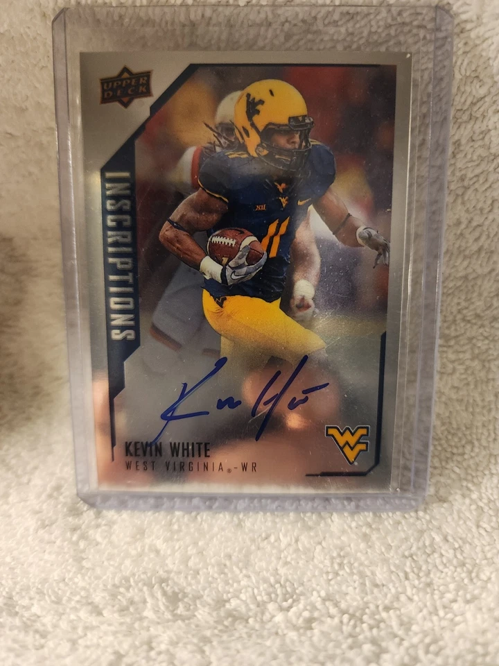 2015 Upper Deck Kevin White Sp Rc Auto Foto 1 de 1