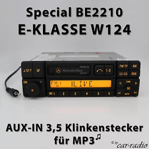 Mercedes W124 Radio Special BE2210 MP3 AUX-IN Becker radio a cassette classe E - Foto 1 di 10