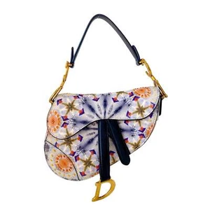 Bolso caleidoscopio DIOR Saddle multicolor con cuentas - Imagen 1 de 20