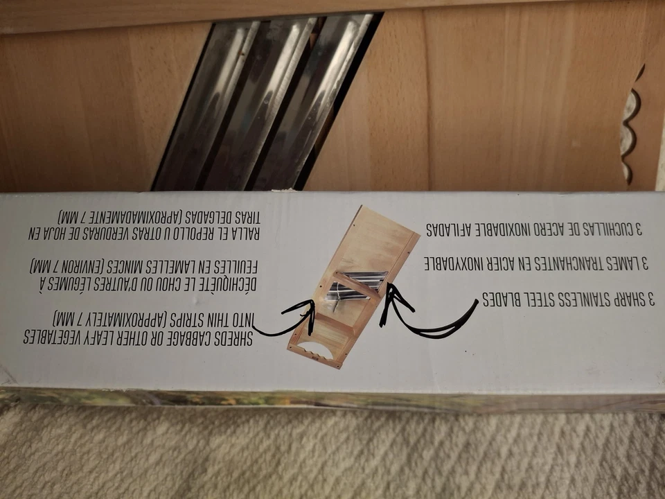 Weston Slaw Board & Cabbage Shredder Mandolin Stainless Steel Blades - Image 1 of 4