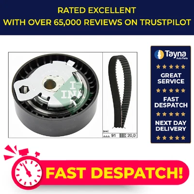 Timing Belt Kit fits FORD MONDEO Mk4 TDCi 1.8D 07 to 15 Set INA 1079390 1113174 - Image 1 of 4