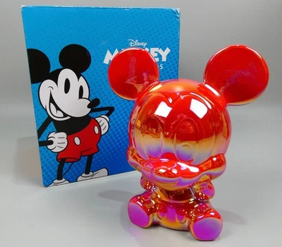 Disney Mickey Mouse Ceramic Bank - Enesco Showcase Collection - Very Good Boxed - Immagine 1 di 4