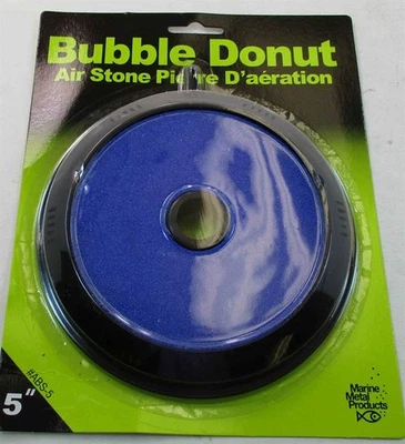 Difusor de piedra de aire de rosquilla aireador de metal marino ABS-5 5" Foto 1 de 2