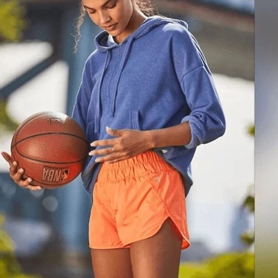 Free People FP Movement The Way Home Short Running Orange Large Athleisure Gym - Image 1 of 4