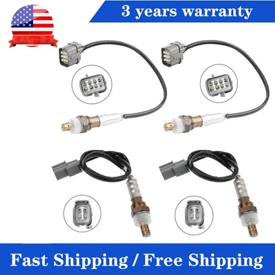 4 sensores de oxígeno O2 arriba+abajo para Honda Accord 2003-2007 Pilot 2005-2008 Odyssey  Foto 1 de 4