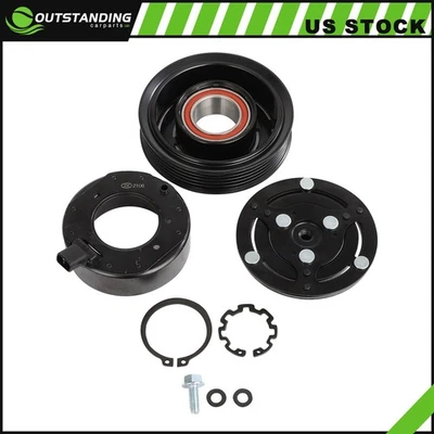 Kit embrague compresor aire acondicionado Fiat 500 2012-2019 Panda 1.2L 07-09 Bravo 1.4L 2009 Foto 1 de 2