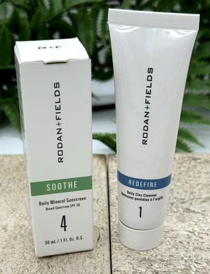 Rodan + Fields Soothe Step 4 Mineral Sunscreen SPF 30  + Redefine Clay Cleanser - Image 1 of 4