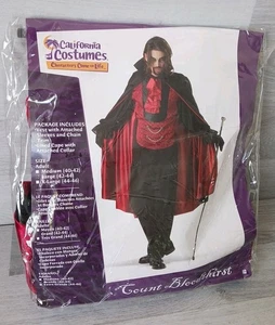 Disfraz de Halloween para hombre cuenta sed de sangre por California disfraces talla grande 42-44 - Imagen 1 de 10