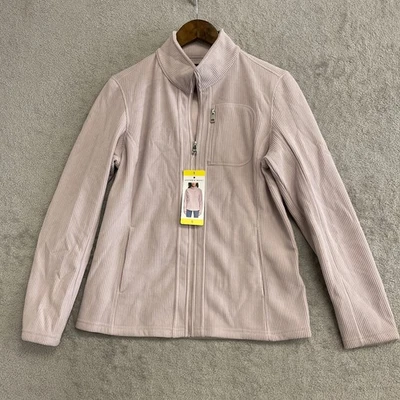 NUEVO Andrew Marc Mujer S Polar Acanalado Sudadera Cremallera Completa Cuello Simulado Foto 1 de 4