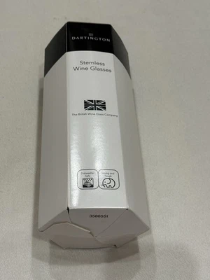 Copas de vino sin tallo de cristal Dartington (juego de 2) - nuevas Foto 1 de 3