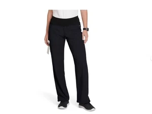 JOCKEY Women's Soft Comfort Stretch Yoga Scrub Pants - BLACK - LARGE - Picture 1 of 4