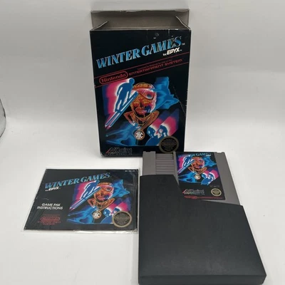 Winter Games (CIB) - NES Game With Dust Cover, Manual, & Box - Image 1 of 2