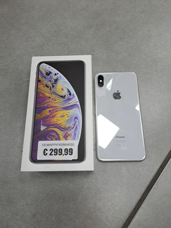 Apple iPhone XS Max - 64GB - Argento (Sbloccato) - Immagine 1 di 4
