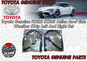 Toyota Genuine ST202 ST205 Celica Roof Side Weather STrip Left And Right Set - Picture 1 of 3