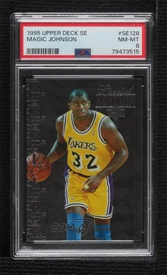 1995-96 Upper Deck Special Edition Magic Johnson #SE128 PSA 8 HOF - Image 1 of 2