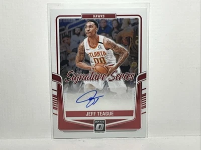 Jeff Teague 2024-25 OPTIC SIGNATURE SERIES AUTO SS-TEA ATLANTA HAWKS AUTOGRAPH - Image 1 of 2