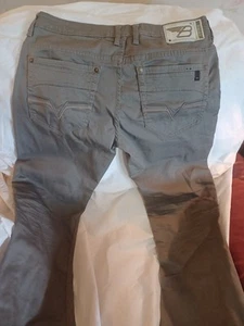 Buffalo David Bitton Men's Straight Six Pants Size 36x32 Grayish Green READ - Picture 1 of 15
