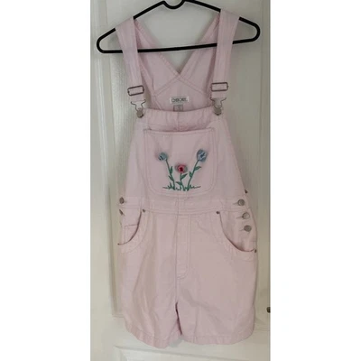 Pantalones Cortos Y2K Cherokee Rosa Primavera Floral Bordado Jardín Fiesta Talla Pequeña Foto 1 de 4