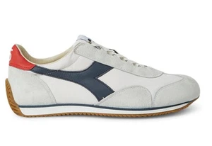 Scarpe Sneakers Diadora Heritage Equipe H Canvas 174735 Uomo Bianco/Blu - Picture 1 of 5